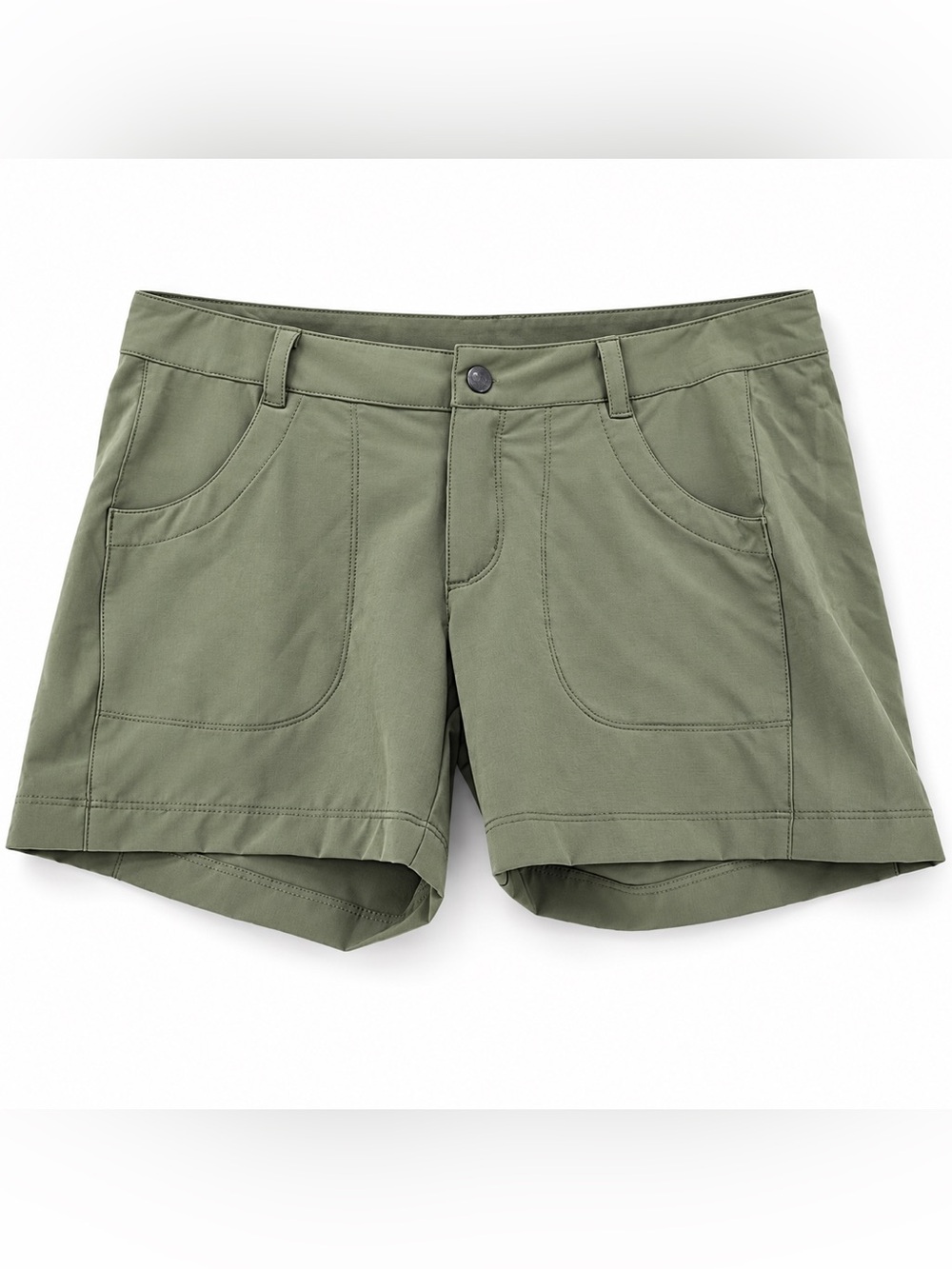 Patagonia Happy Hike Women’s Shorts Size 6 Olive Green